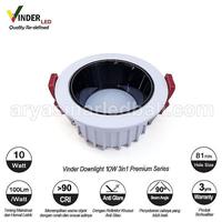 Gambar Vinder Downlight 3 in 1 - 10W - Premium series dari Sinar Makmur LED Kota Administrasi Jakarta Barat 1 Tokopedia