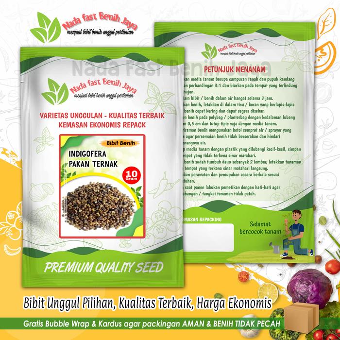 Gambar Benih bibit indigofera pakan ternak high quality 10 gram dari Nada fast benih jaya Kab. Banyumas Tokopedia