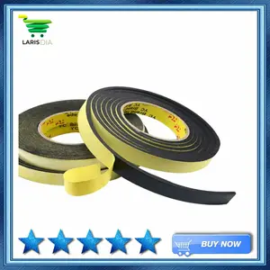 VENSTPOW Lis Strip Pintu Door Foam Sponge Rubber Seal 10M