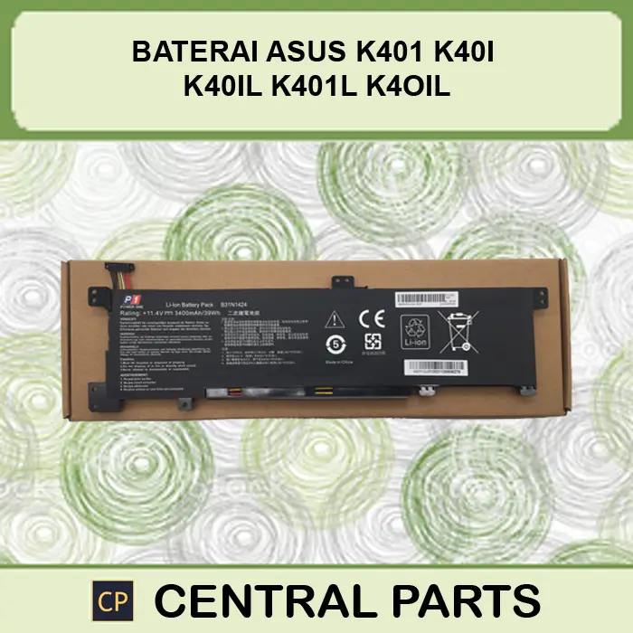 Baterai untuk Asus K40IL K401 K40I K401L K4OIL B31N1424 INTERNAL