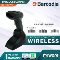 Gambar Barcode Scanner Wireless 1D Iware BS-730WD | BS 730WD - USB + Docking dari Barcodia Kota Administrasi Jakarta Pusat 1 Tokopedia