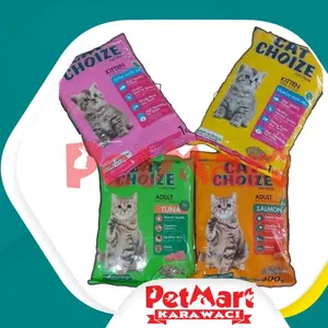 MAKANAN KUCING - CAT CHOIZE TUNA SALMON KITTEN 1KG / ADULT 800GR