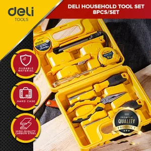 Deli Household Tool Kit / Set Perkakas Rumah 8pcs Multifungsi EDL1008J