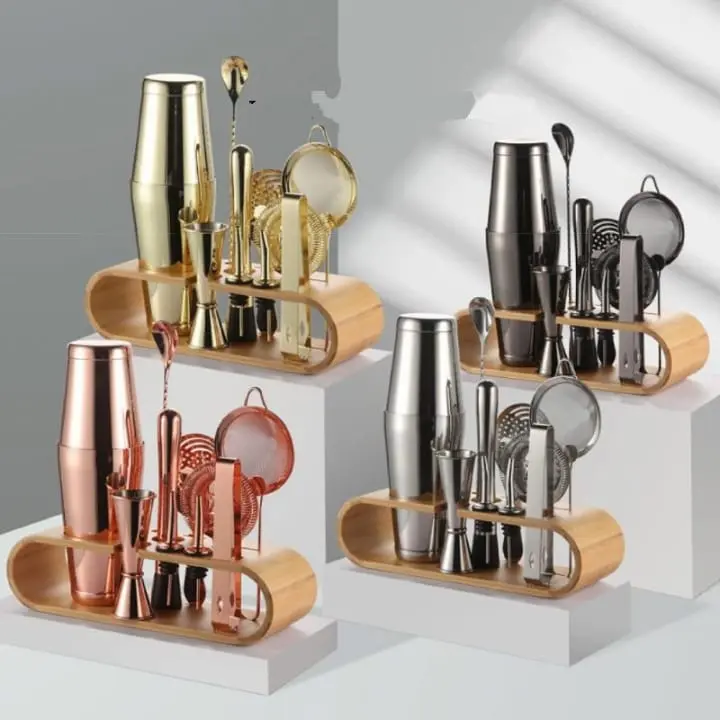 12 in 1 PREMIUM COCKTAIL BOSTON SHAKER SET | Paket Lengkap Alat BARTE