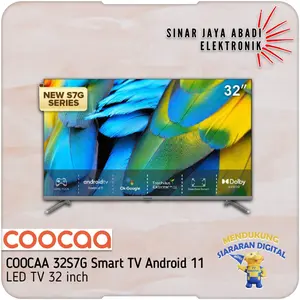 COOCAA 32S7G - ANDROID 11.0 - Digital TV LED - 2.4G/5G WIFI [32 Inch]