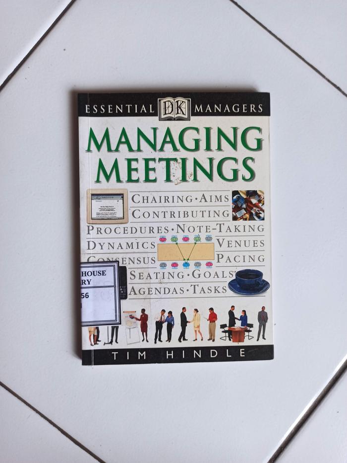 Gambar Buku Essential Managers: Managing Meetings dari Toko Buku Bekas Aksiku Kota Administrasi Jakarta Timur Tokopedia