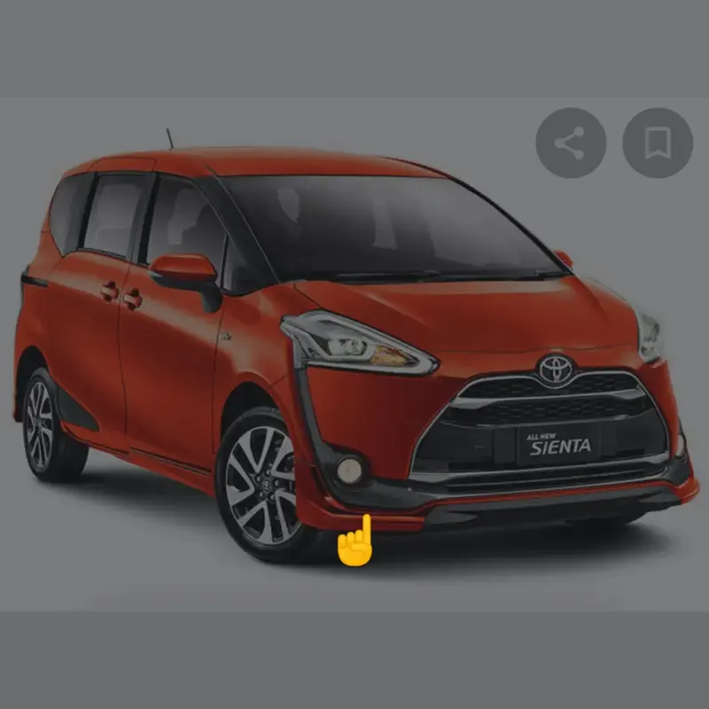 cover foglamp toyota sienta 1