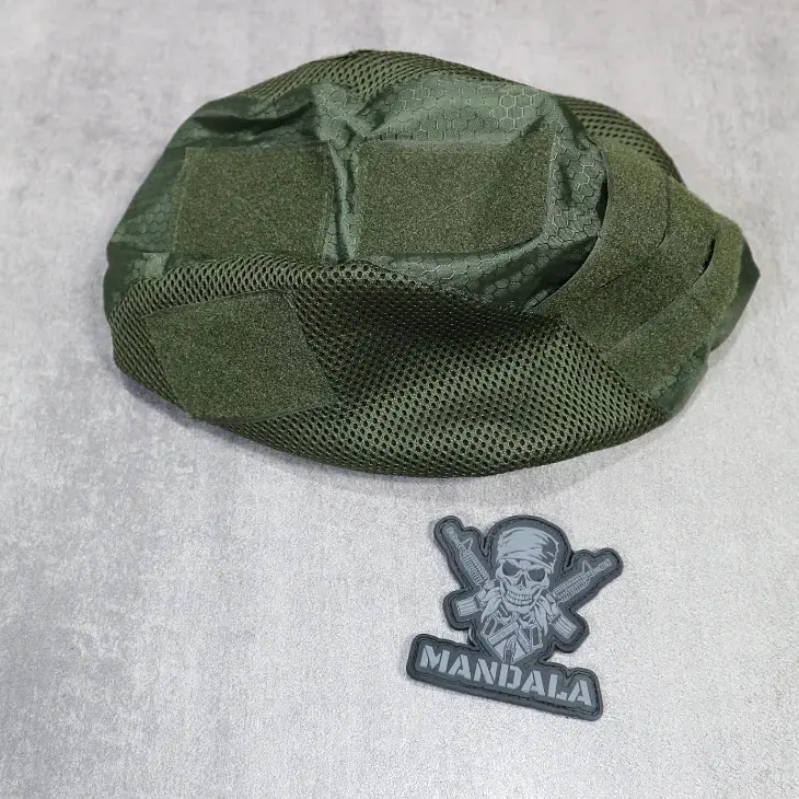 cover Helem tactical / cover baterai case helm / cover helmet hijau 2
