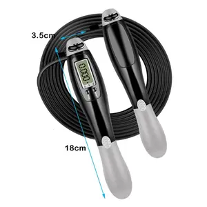 DIGITAL Jump Rope elektronik LCD COUNTER Skipping Tali Lompat skiping