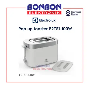 Electrolux Pop Up Toaster / Pemanggang Roti E2TS1-100W / E2TS1100W