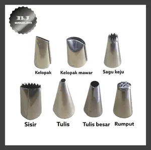 cetakan kue semprit spuit dekorasi kue 7 motif