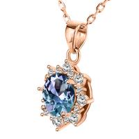Gambar Flora Alexandrite Pendant - Kalung Alexandrite S925 by Her Jewellery - White Gold dari Her Jewellery Kota Administrasi Jakarta Pusat 2 Tokopedia