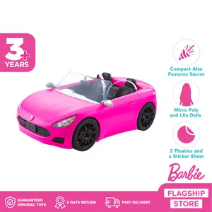 Barbie Glam Convertible Car Mobil Boneka Permainan Toy Anak Perempuan