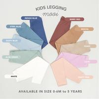 Gambar Legging Anak Polos Baby Legging Mooi Dusty Blue - 0-6 MONTS dari mooi_NEW Kota Administrasi Jakarta Barat 3 Tokopedia