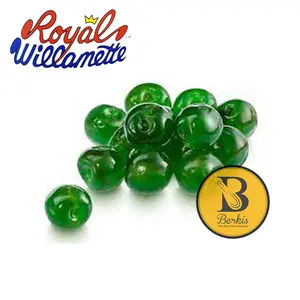Cherry Green Glace Royal WIllamette 100 Gr [Repack] /Hijau Tnp Tangkai