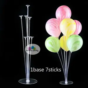 7in1 stick cup standing balon + tatakan / tiang dekorasi balon