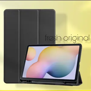 Book Cover Case Samsung Tab S7 S7+ S7 FE Tab S8 S8+ S8 Ultra with Slot Pencil