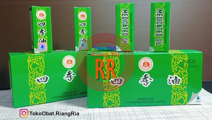 Gambar Four Season Medicated oil 12 ml - Minyak angin seciyu dari TO Riang Ria Kota Administrasi Jakarta Utara Tokopedia