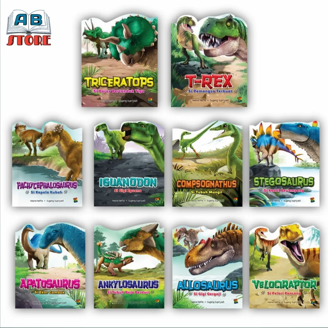 Buku Cerita Anak Bergambar - Seri Pengenalan Dinosaurus