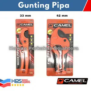CAMEL Gunting Pipa PVC 33mm - 42mm | Gunting Paralon | PVC Pipe Cutter