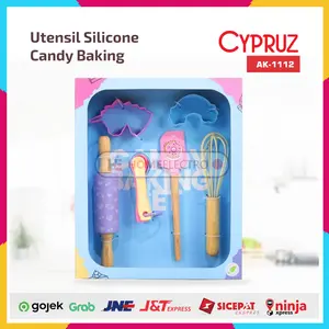 Cypruz AK-1112 Utensil Candy Baking Silicone Set 10 PCS