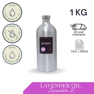 1 KG / 1 L / 1000 ML LAVENDER 100% PURE ESSENTIAL OIL / MINYAK ATSIRI | Minyak Esensial Alami | Essential Oil Aroma | aromatherapy oil | Essence Difusser Pengharum Ruangan