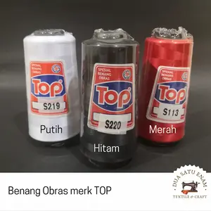 Benang Obras Polyester Merk TOP