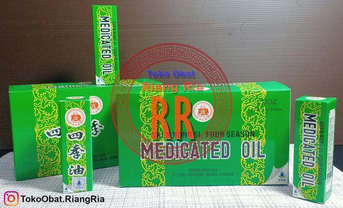Gambar Four Season Medicated oil 20 ml - Minyak angin seciyu dari TO Riang Ria Kota Administrasi Jakarta Utara Tokopedia