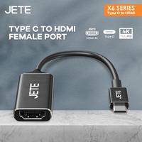 Gambar Converter HDMI Female to Type C JETE X6 - Garansi 2 Tahun dari Doran Gadget Official Kota Denpasar 2 Tokopedia