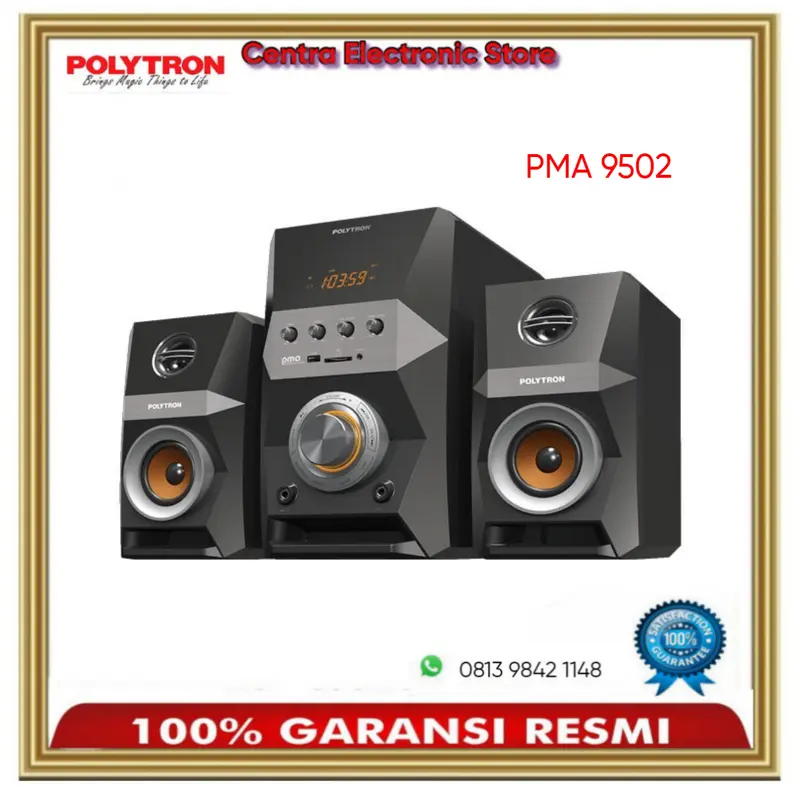 Speaker Aktif Polytron PMA9502 / PMA 9502 Bluetooth 1
