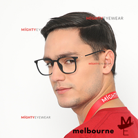 Gambar KACAMATA ANTIRADIASI PHOTOCROMIC BLUECHROMIC BLUERAY MELBOURNE hitam Pria dari MIGHTYEYEWEAR Kota Administrasi Jakarta Selatan 4 Tokopedia