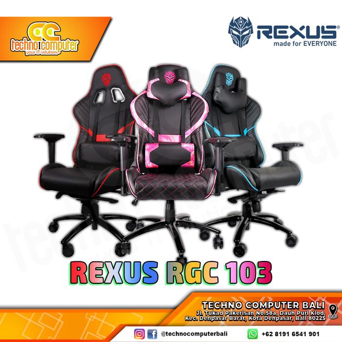 Gambar Kursi Gaming REXUS RGC-103 dari Techno Computer Bali Kota Denpasar Tokopedia