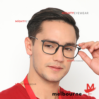 Gambar KACAMATA ANTIRADIASI PHOTOCROMIC BLUECHROMIC BLUERAY MELBOURNE hitam Pria dari MIGHTYEYEWEAR Kota Administrasi Jakarta Selatan 2 Tokopedia