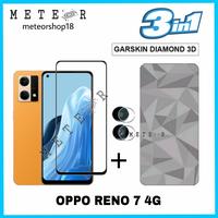 Gambar OPPO RENO 7 4G FULL LIST TEMPERED GLASS SKIN DIAMOND FLEX CAMERA 3IN1 dari METEOR SHOP_NEW Kota Tangerang 1 Tokopedia