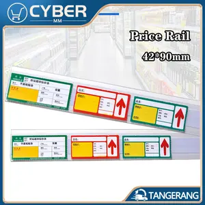 【42*900MM】Price Tag/Price Rail/Label Harga Type Jepit
