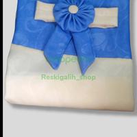 Gambar gorden kupu-kupu tebal kombinasi miring biru langit dan cream dari GORDEN ASILA Kab. Bandung 2 Tokopedia