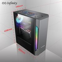 Gambar CASING INFINITY FLASH V2 Tempered Glass - ATX Case No Fan dari Techno Computer Bali Kota Denpasar 3 Tokopedia