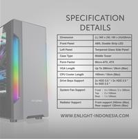 Gambar CASING INFINITY FLASH V2 Tempered Glass - ATX Case No Fan dari Techno Computer Bali Kota Denpasar 4 Tokopedia