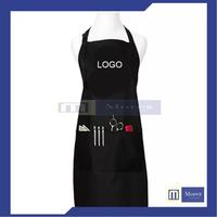 Gambar Apron polos + bordir logo 1 warna dari Morez Collection Kota Administrasi Jakarta Barat 1 Tokopedia