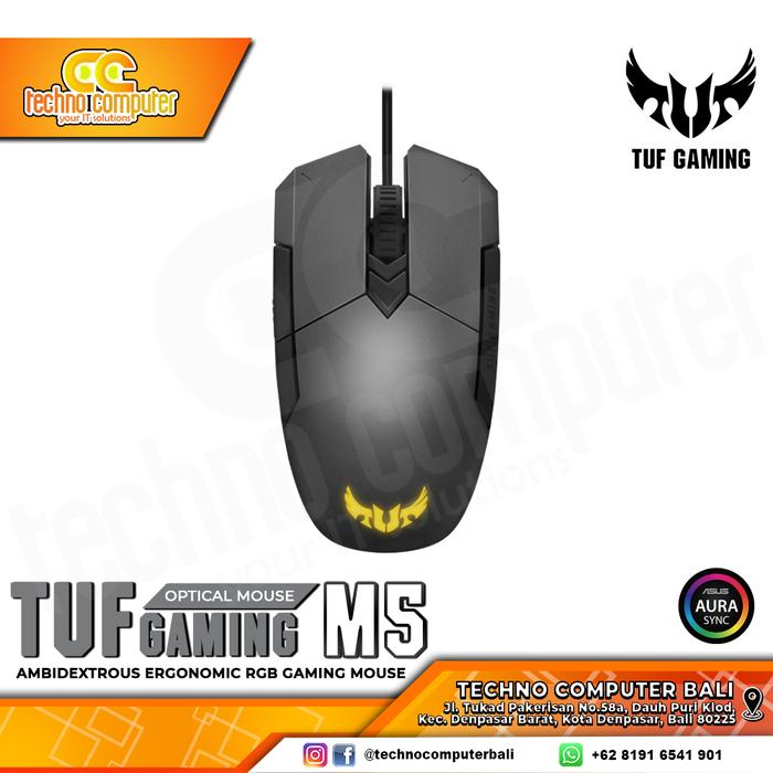 Gambar MOUSE ASUS TUF GAMING M5 | MOUSE GAMING dari Techno Computer Bali Kota Denpasar Tokopedia