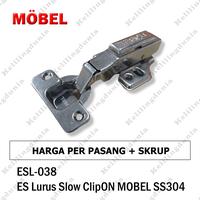 Gambar Engsel Sendok Lurus MOBEL Pintu Lemari Slowmotion Stainless 304 dari Abadi Pinangsia Kota Administrasi Jakarta Barat 1 Tokopedia