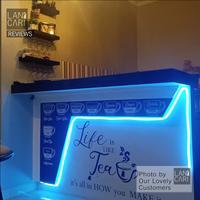 Gambar Stiker Cutting Tea Shop Quotes Sticker Teh Dinding Kaca wall window - Putih dari LANCARI Kota Administrasi Jakarta Pusat 4 Tokopedia
