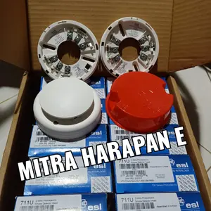 SMOKE DETECTOR ESL 711U + base original NEW