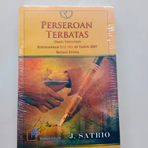 Buku PERSEROAN TERBATAS Bagian Kedua by J. SATRIO