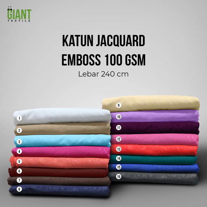 Jual Kain Katun Embossed Untuk Sprei/Bedcover Grosir Termurah Lebar 240 ...