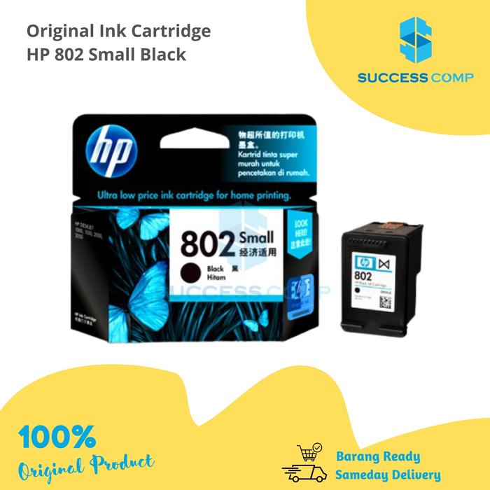 Jual Tinta HP 802 Small Tri Color / Colour Ink Cartridge (CH562ZZ ...
