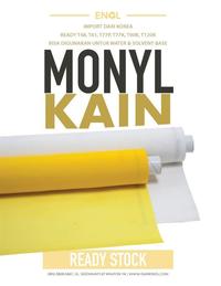 Gambar Kain Monyl T90 (Kuning) |Mesh Screen Sablon dari LGKRN SPS Kab. Bantul 3 Tokopedia