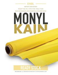 Gambar Kain Monyl T90 (Kuning) |Mesh Screen Sablon dari LGKRN SPS Kab. Bantul 2 Tokopedia
