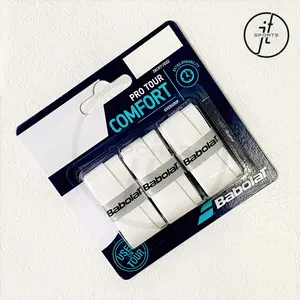 Overgrip Raket Tenis Babolat Pro Tour Comfort Tennis Racket Grip White