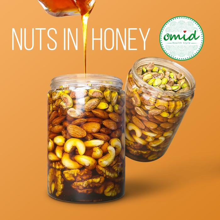 Gambar Mix Nuts With Honey - Kacang Campur Dengan Madu dari Omid Health Style 3 Kota Administrasi Jakarta Selatan 5 Tokopedia